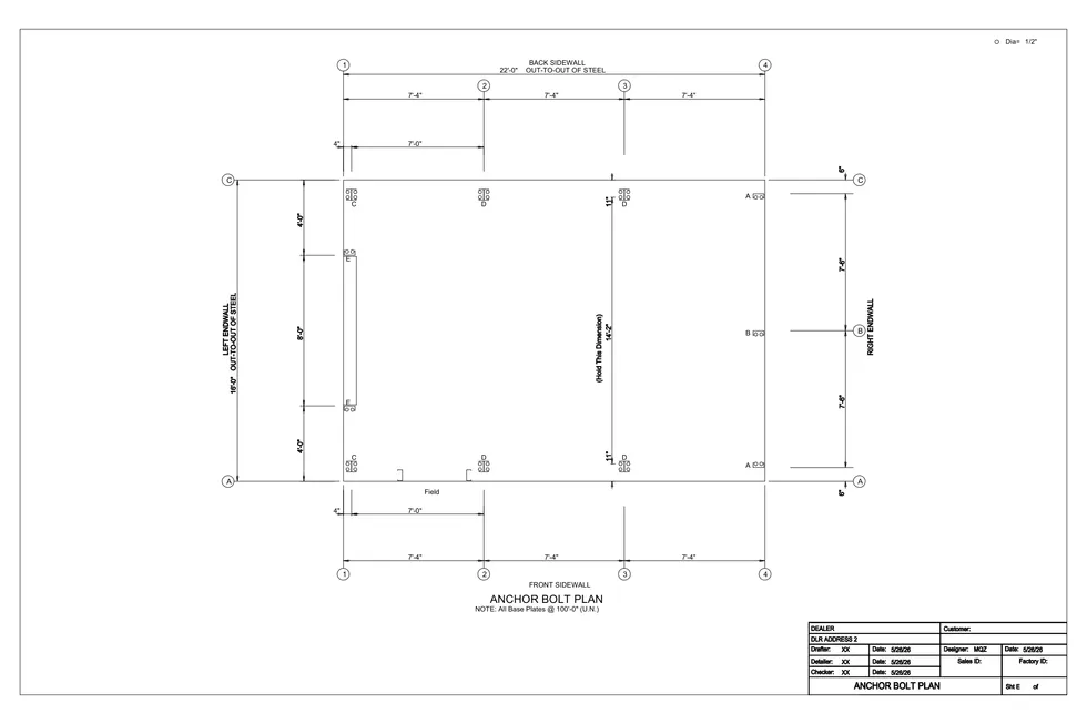 16' x 22' x 12' clear-span steel building package by Hybrid Steel Buildings - photo 10