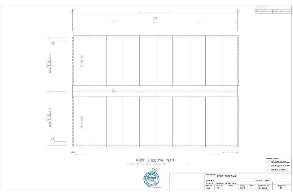 20' x 30' x 9' clear-span steel building package by Hybrid Steel Buildings - photo 11