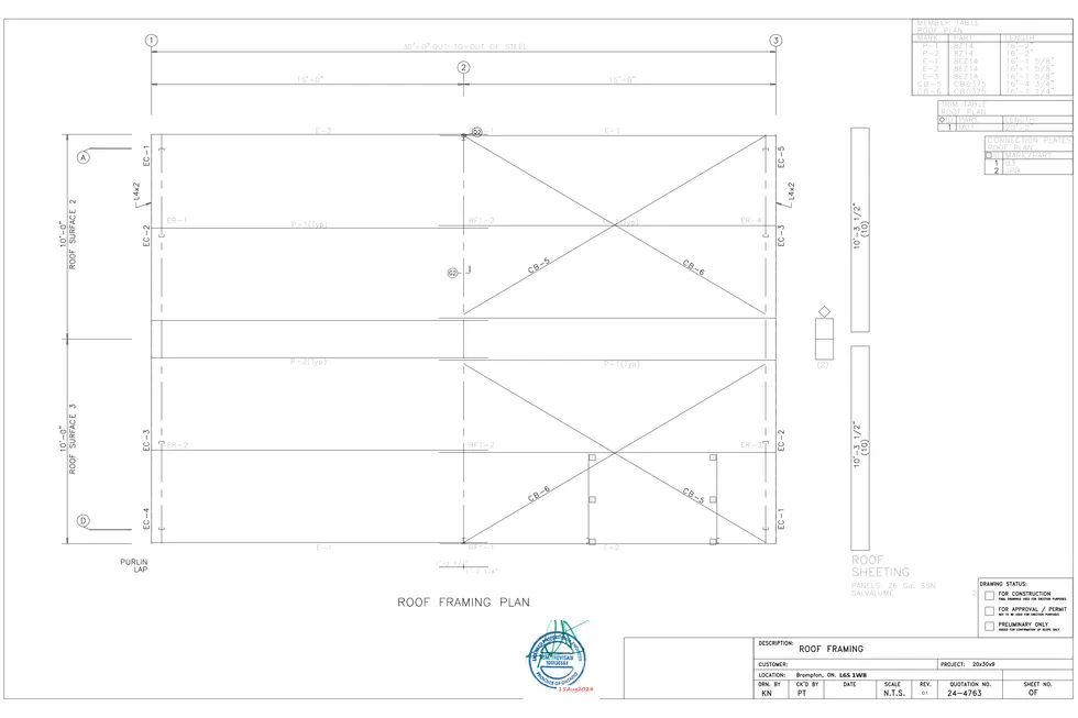 20' x 30' x 9' clear-span steel building package by Hybrid Steel Buildings - photo 12