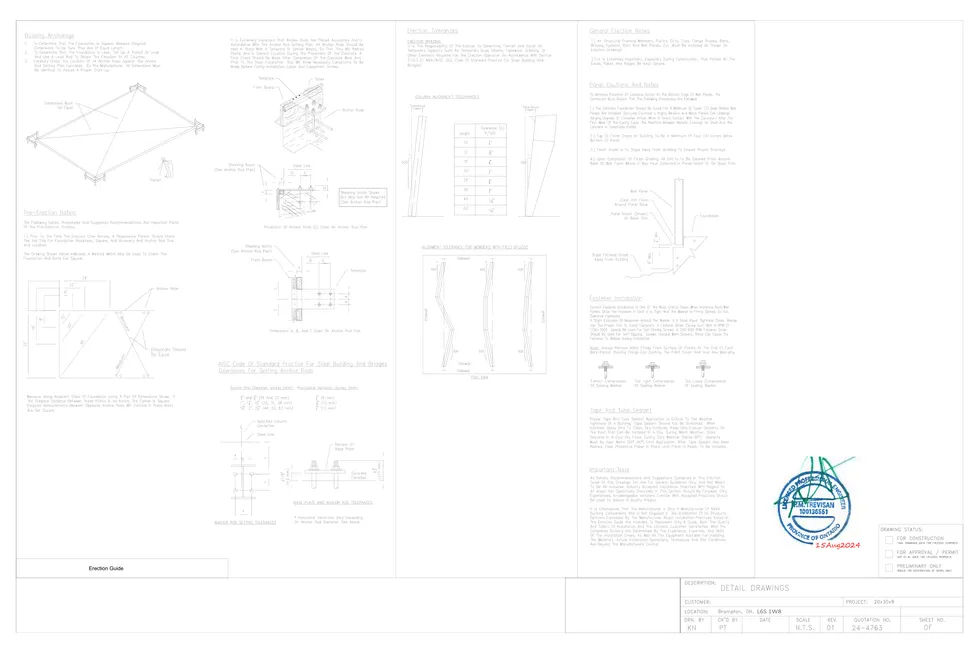 20' x 30' x 9' clear-span steel building package by Hybrid Steel Buildings - photo 18