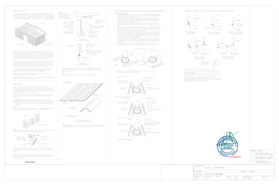 20' x 30' x 9' clear-span steel building package by Hybrid Steel Buildings - photo 19
