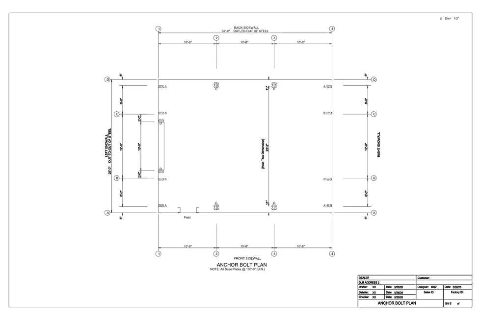 25' x 32' x 14' clear-span steel building package by Hybrid Steel Buildings - photo 9