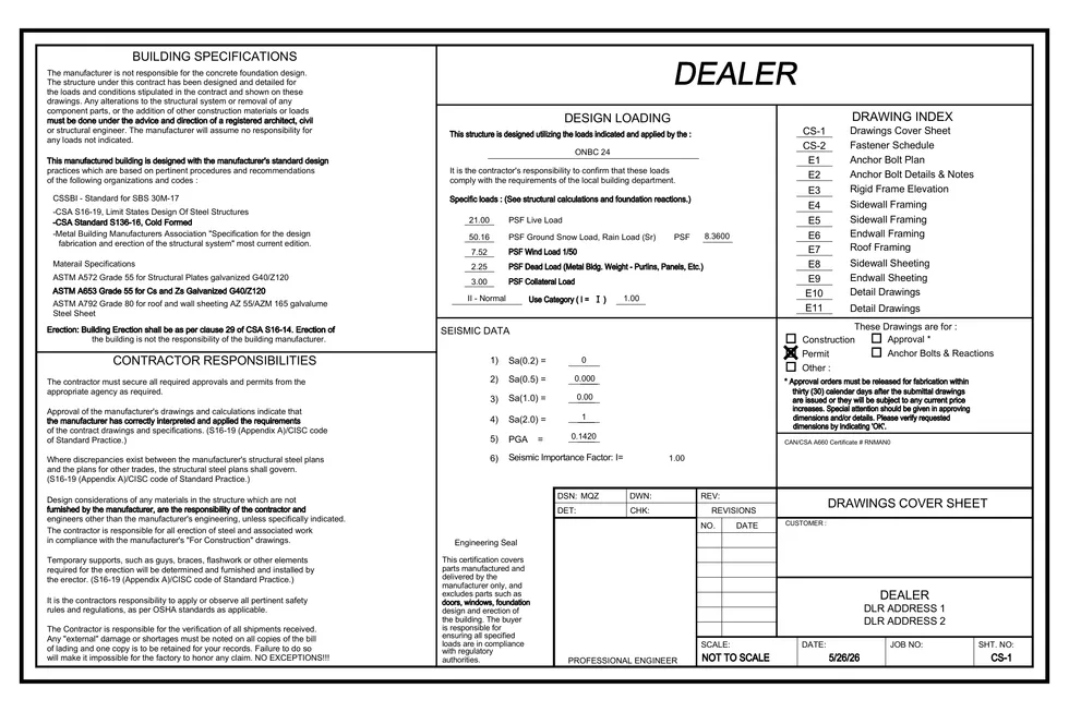 16' x 22' x 12' clear-span steel building package by Hybrid Steel Buildings - photo 2