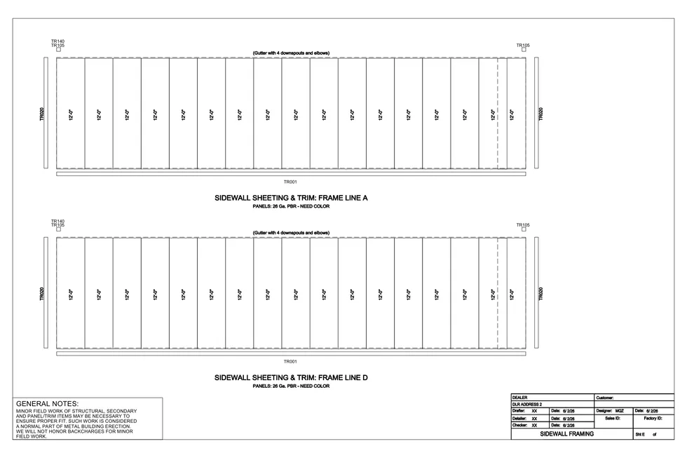 30' x 50' x 12' clear-span steel building package by Hybrid Steel Buildings - photo 4