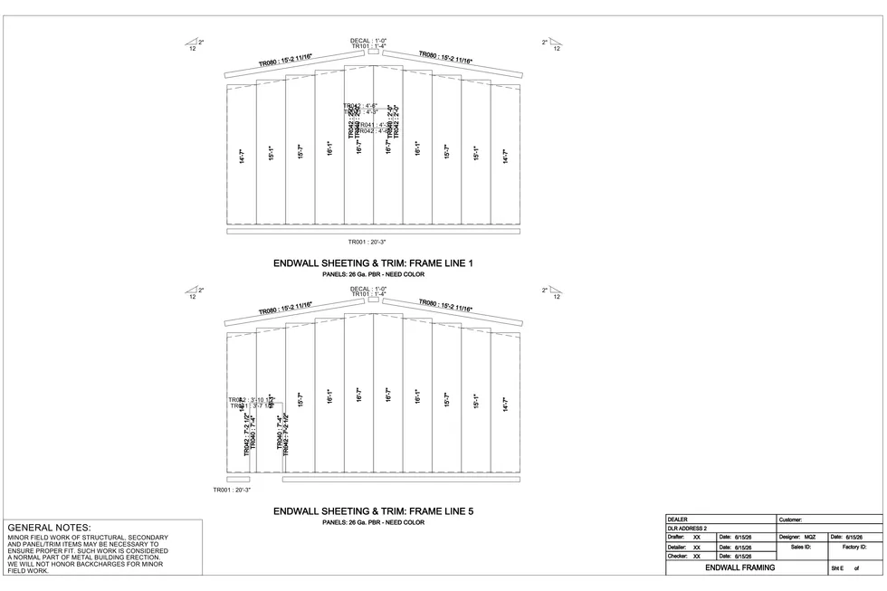 30' x 50' x 14' clear-span steel building package by Hybrid Steel Buildings - photo 6