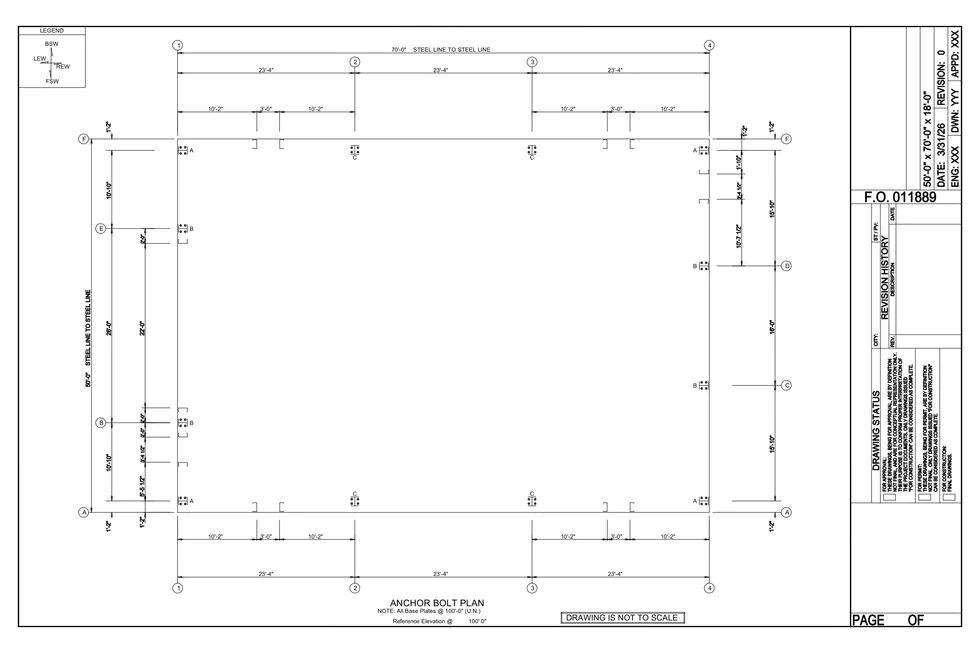 50' x 70' x 18' clear-span steel building package by Hybrid Steel Buildings - photo 10